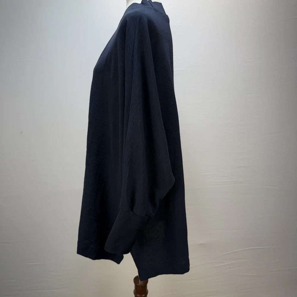 Mango navy crinkle
